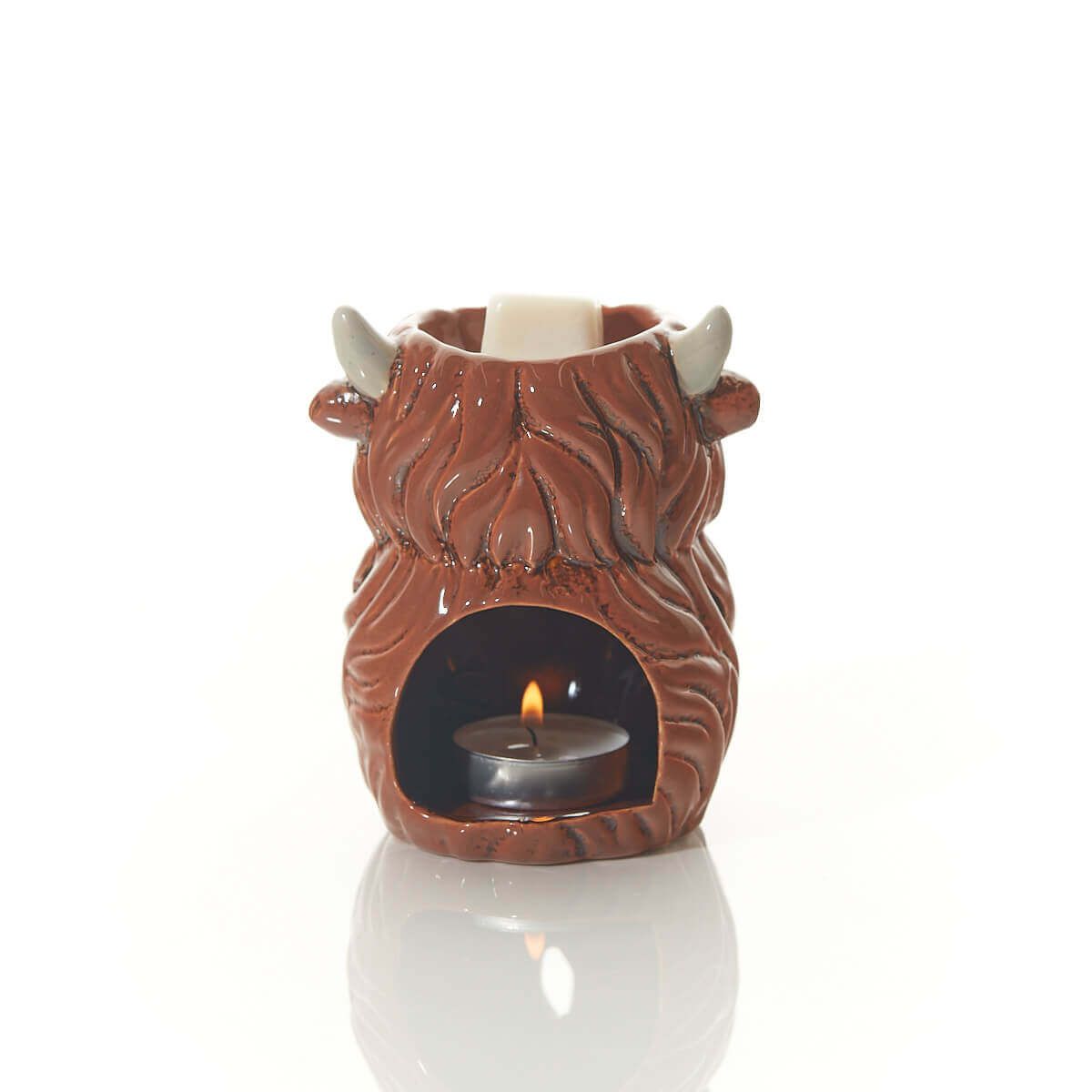 Dougal Highland Cow wax burner for home fragrance and wax melts