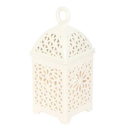 Arabian style ceramic incense and fragrance oil burner for luxury home fragrance