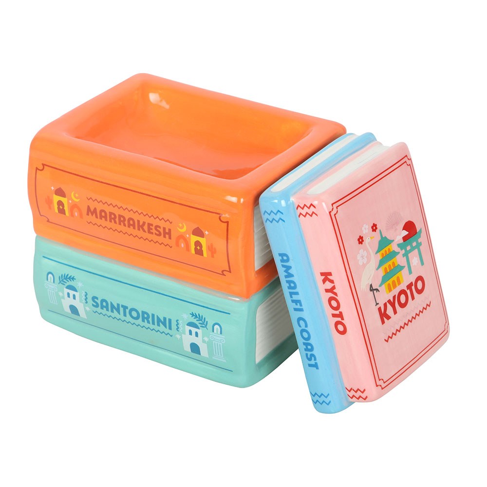 Holiday Book Stack Wax Melt/Oil Burner