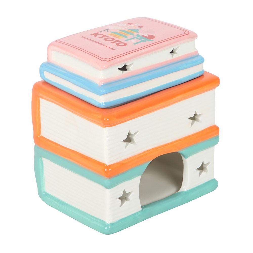 Holiday Book Stack Wax Melt/Oil Burner