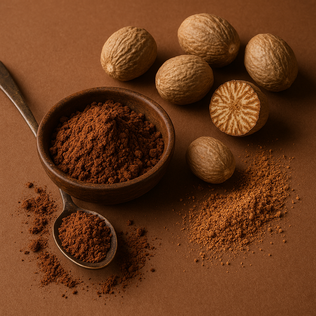 Indulge in a warm comforting blend of creamy sweetness and aromatic spice. Let your senses melt into luxury with this decadent wax melt. The fragrance opens with a luscious top note of coconut cream, setting a smooth and tropical tone. As it warms, a rich heart unfolds, blending nutmeg, black hazelnut, raspberry and roasted coffee... a bold and inviting medley that evokes cosy mornings and gourmet delights. The scent settles into a soft, indulgent base of vanilla milk, creamy caramel, and granulated sugar, 