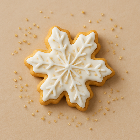 christmas cookie wax melt snap bar with vanilla and almond biscuit fragrance